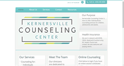 Desktop Screenshot of kernersvillecounseling.com